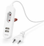 Hama 1 Plug + 2 USB 1,9 m (223202)
