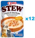 Inaba Foods CIAO Stew Csirke- és tonhalpörkölt macskáknak 12x40 g