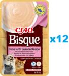 Inaba Foods CIAO Bisque tonhal és lazac krémleves macskáknak 12x40g