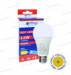 OMU Lighting LED izzó E27 A60 12W 1440lm 6500K hideg fehér emelt fényerejű garancia 3 év (LBE27A601214406500)