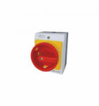 OMU system MX-410PY 4 pólusú 10A tokozott ipari tűzvédelmi ki-be kapcsoló 4x10A IP65 lakatolható (MX-410PY)