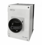 OMU system MX-480P 4 pólusú 80A tokozott ipari ki-be kapcsoló 4x80A IP65 forgócsapos lakatolható (MX-480P)