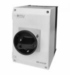 OMU system MX-4125P 4 pólusú 125A tokozott ipari ki-be kapcsoló 4x125A IP65 forgócsapos lakatolható (MX-4125P)