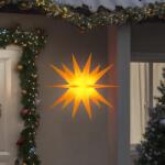 vidaXL összecsukható sárga karácsonyi lámpa LED-del 100 cm (356195)