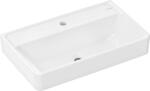 Hansgrohe Xanuia Q Mosdókagyló Kompakt 650/390, csapfurattal, túlfolyó nélkül Fehér 60219450 (60219450)