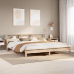 vidaXL tömör fenyőfa ágy matrac nélkül 200 x 200 cm (3309725)