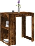 vidaXL füstös tölgy színű szerelt fa bárasztal 102 x 70 x 103, 5 cm (3309325) - vidaxl