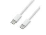 Valueline Cablu USB 2.0 type C 60W T-T brodat 1m Alb, Value 11.99. 8340 (11.99.8340-10)