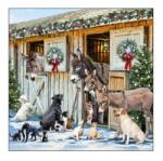 AMBIENTE Szalvéta 1db 25x25cm ANIMAL FRIENDS, Állat barátság (AMB.32516575)