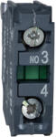 Schneider Electric Schneider ZBE101TQ Harmony XB4/XB5 érintkező blokk, 1NO, csavaros csatlakozó, MOQ: 100db (ZBE101TQ)