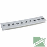 Weidmüller 0522660007 DEK 5 GW 7 Sorkapocs jelölő DEK 5 GW 7 500 db/csomag (522660007)