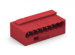 WAGO 243-808 MICRO PUSH WIRE® csatlakozó kötődobozokhoz, tömör vezetékeknek, piros (243-808)