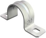 Obo Bettermann 1018353 605-ös sorozatú rögzítőbilincs, közepes kivitel, kétrétegű, horganyzott, fém, átmérő 35 mm (1018353)