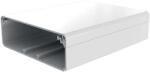 KOPOS EKD100X40-HD Csatorna EKD 100x40 műanyag fali 2m/szál, fedéllel, fehér (EKD 100X40 HD)