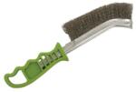 EXTOL Drótkefe hajlított, műanyag nyél; rozsdamentes acél, 24cm, 30mm szálhossz (960018)