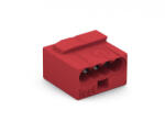 WAGO 243-804 MICRO PUSH WIRE® csatlakozó kötődobozokhoz, tömör vezetékeknek, piros (243-804)