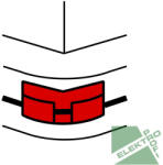 Legrand 010781 DLP külső könyök, LCS kiegészítő (10781)