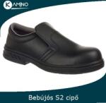Portwest Fw81 vízálló munkavédelmi cipő, bebújós S2 (FW81BKR34)
