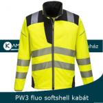 Portwest T402 vision jól láthatósági softshell kabát (T402YBRXS)