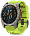 Tech-Protect Silicone szíj Garmin Fenix 5x / 5x Plus / 6x / 6x Pro / 7x / 8 51mm, lime