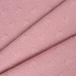 Takoy Material tricotat / jacquard cable knit inimi pe roz vechi