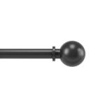 Umbra Bolas Teleszkópos Függönykarnis Matt Fekete Acél Gömbvéggel (KHM-1018401-038) - prodis