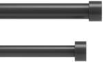 UMBRA Cappa Dupla Függönykarnis Szálcsiszolt Fekete 168-305 cm (KHM-1014401-111) - prodis