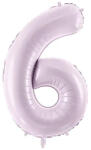 Partydeco Számos lufi 28" 72cm óriás világoslila szám, számjegy 6-os (LUFI485249)