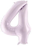 Partydeco Számos lufi 28" 72cm óriás világoslila szám, számjegy 4-es (LUFI112360)