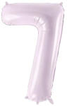 Partydeco Számos lufi 28" 72cm óriás világoslila szám, számjegy 7-es (LUFI957146)