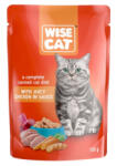 Wise Cat Wise Cat, Plicuri hrana umeda pentru pisici, pui in sos, 24x100g