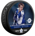  Toronto Maple Leafs korong souvenir collector hockey puck Darry Sittler #27 (75475)