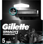 Gillette Mach3 Charcoal Borotvabetétek Férfiaknak, , 5 db Borotvabetét - ecofamily