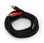  Jack 3, 5mm -> 2db RCA M/M audio kábel 5m (XAKABJ2R5) (XAKABJ2R5)