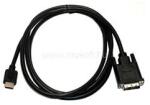  DVI-D -> HDMI M/M video jelkábel 5m fekete (XDVIKABDVIHDMI5) (XDVIKABDVIHDMI5)
