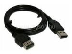  USB-A 2.0 - USB-A 2.0 M/F adatkábel hosszabbító 0.6m fekete (XUSBKAB2AAE06) (XUSBKAB2AAE06)
