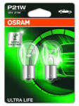 OSRAM Set 2 Becuri 12V P21W Ultra Life Blister Osram (CO7506ULT-2BL)