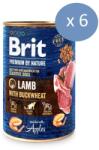 Brit 6 x Brit Premium By Nature cu Miel si Hrisca, 400 g