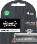 Wilkinson Sword Quattro Essential 4 Vintage Edition cserélhető borotvabetét 4 db