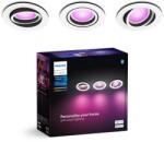 Philips SET 3x corp de iluminat LED RGBW încastrat dimabil Philips Hue CENTURA 1xGU10/4, 2W/230V (P6190)