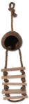EPICPET Cabana de nucă de cocos Epic Pet cu o scară de lemn pe frânghie 45 cm (442-23055)