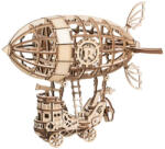 Robotime Puzzle 3D Dirijabil Steampunk, Lemn, 176 piese (TG407) - efistore