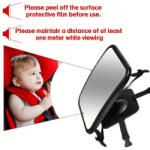 AUTOLIFE Belső tükör - baba tükör 29x19cm (W16357) - olaj