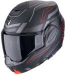 Scorpion Cască de motocicletă rabatabilă Scorpion EXO-TECH EVO CONQUER negru-rosu mat (SCRP118-487-24)