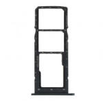 LG LM-Q630 K61 DualSim sim és memóriakártya tartó tálca fekete, gyári