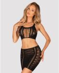  Top és szoknya K102 top & skirt S/M/L Fekete