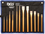 BGS Technic Sasszegkiütő/véső/pontozó készlet 12 darabos (BGS-1657) (BGS-1657)