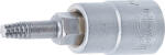 BGS technic Technic Csavarkiszedő-behajtófej négyszögletű behajtófej 6, 3 mm (1/4") hibás T-profilhoz (Torx) T15 (BGS-7098-T15) (BGS-7098-T15)