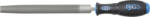 BGS technic Technic Műhelyreszelő félkerek 3-as vágat 200 mm (BGS-6555) (BGS-6555)