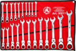 BGS technic BGS Technic Racsnis csillag-villáskulcs készlet flexibilis fejek 6 - 32 mm 22 darabos (BGS-30011) (BGS-30011)